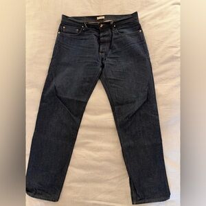 Unbranded Sanforized raw indigo selvedge 14.5oz denim jeans. UB601